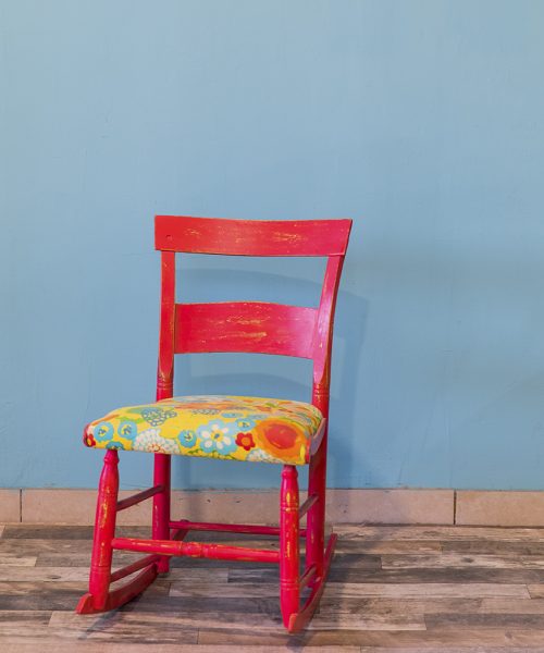 כיסא נדנדה פרחי אביב