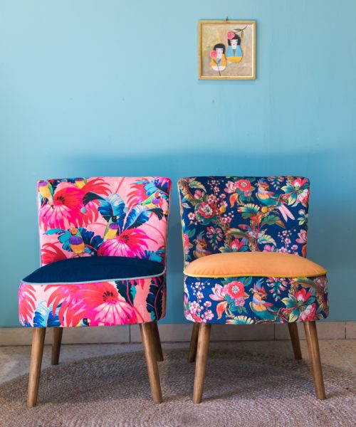 צמד כורסאות טרופיות