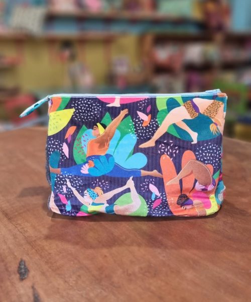 תיק איפור יוגה נשית ירוק