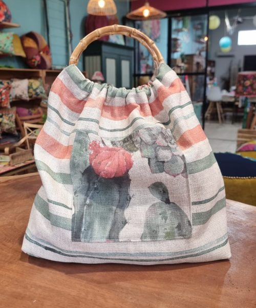 תיק בד קקטוס